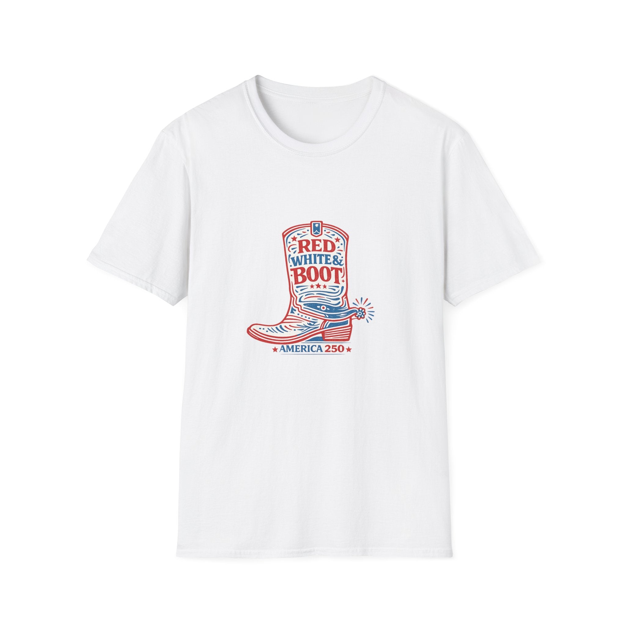 Red, White and Boot 250 Years of Freedom T-Shirt