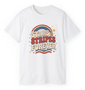 Stars & Stripes Forever Rainbow Retro T-Shirt